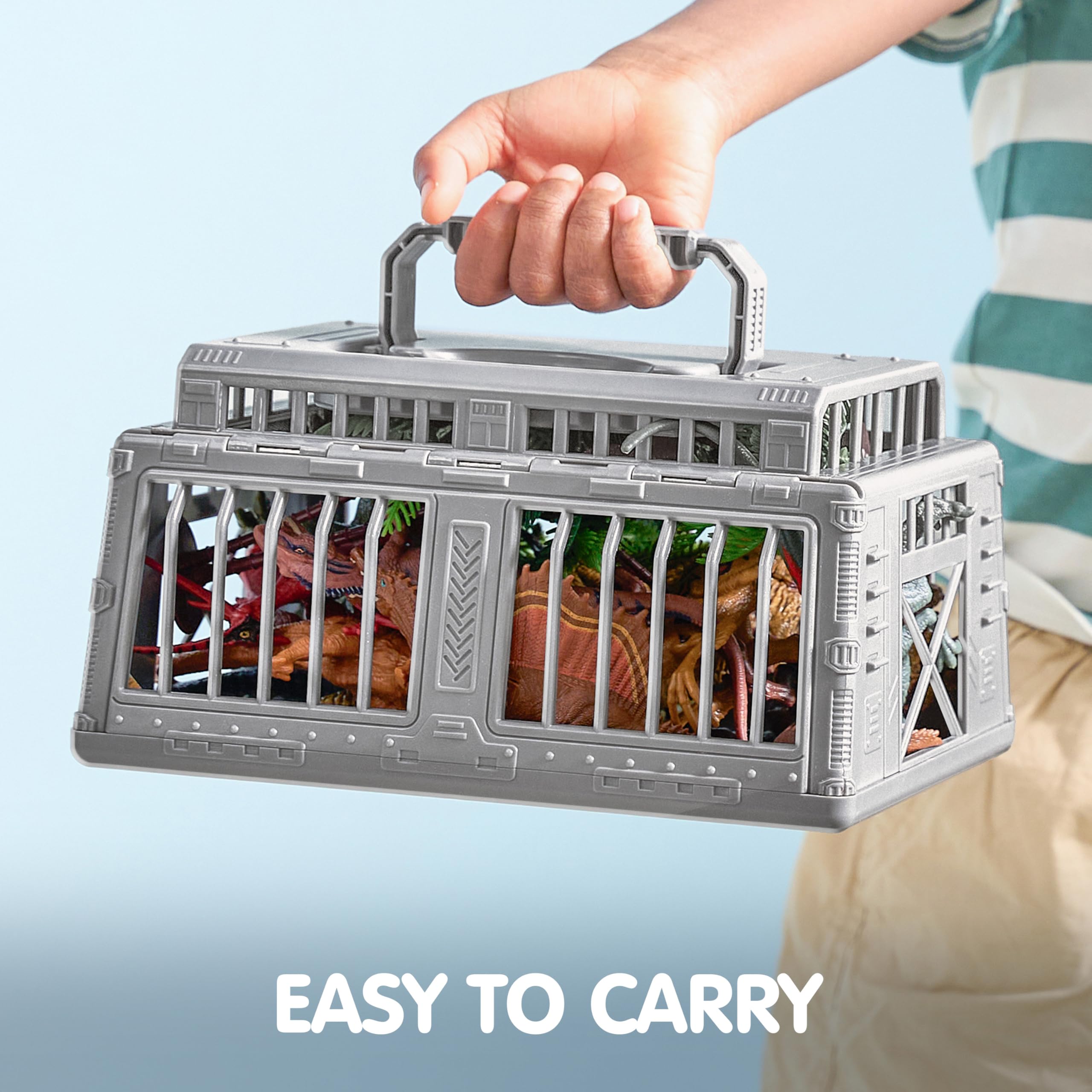 JOYIN dinosaur toy set offers hours of imaginative discovery.