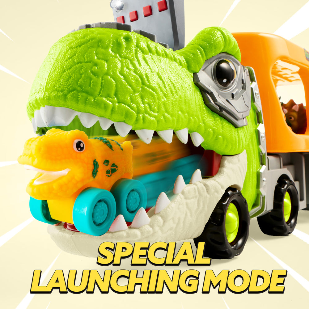 JOYIN dinosaur truck top deck sliding ramp enabling quick launches.