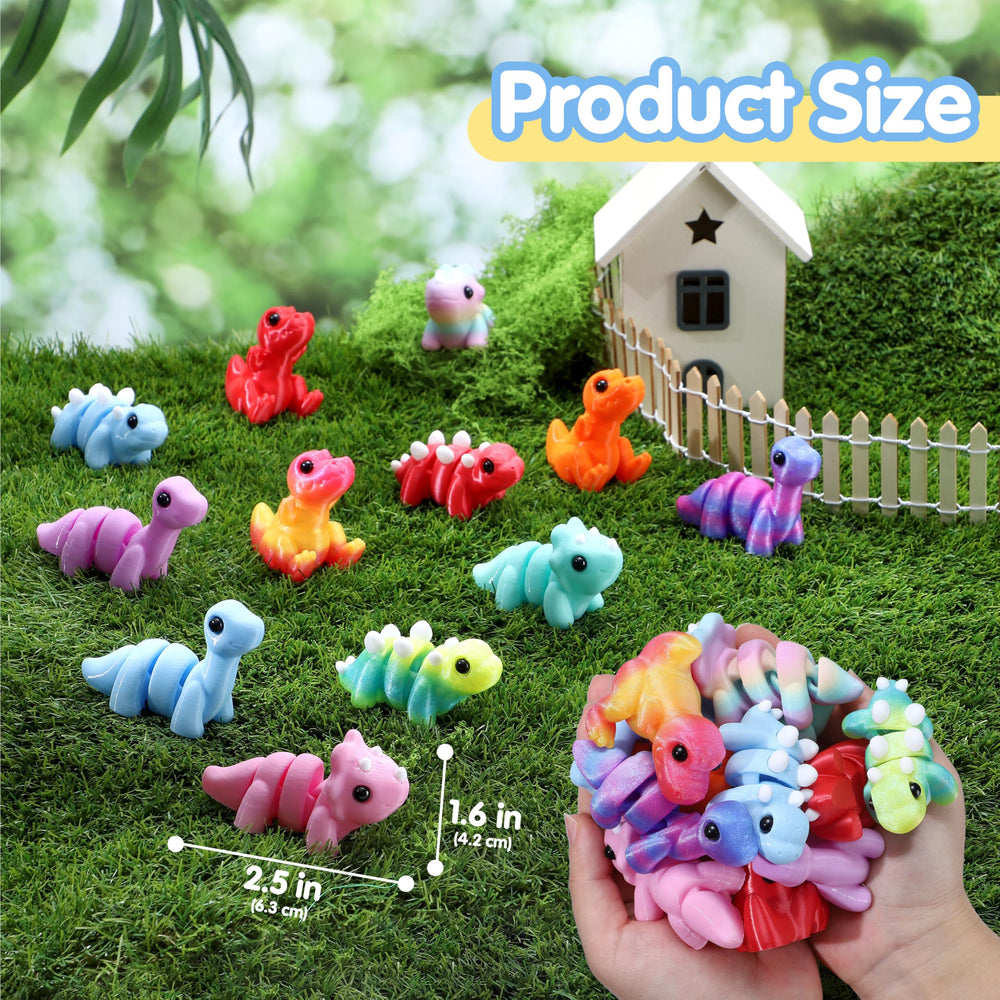 JOYIN dinosaurs brontosaurus blue mini figure, perfect cake topper or classroom reward
