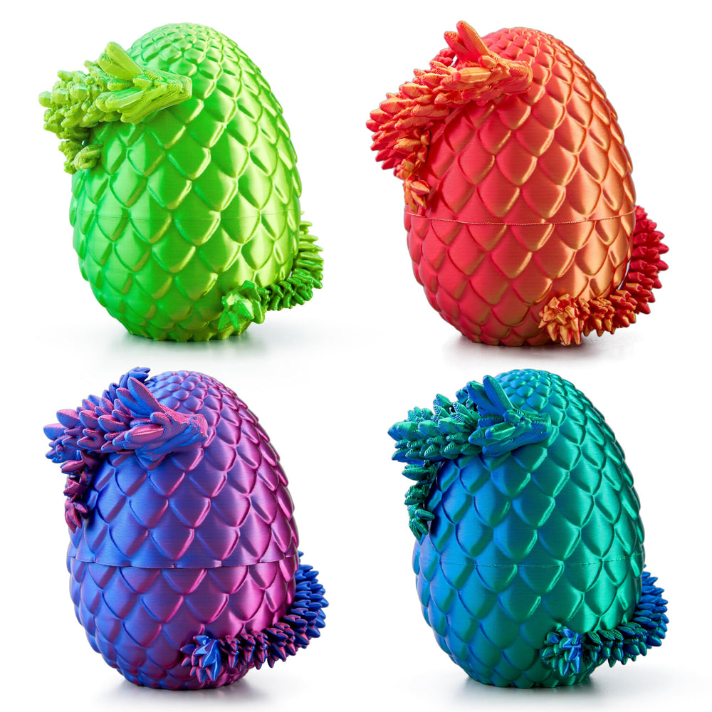JOYIN dragon eggs purple laser egg with tiny dragon inside for imaginative play.
