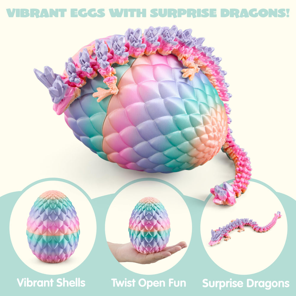 JOYIN dragon inside 12inch reveals a detailed, magical companion after opening.