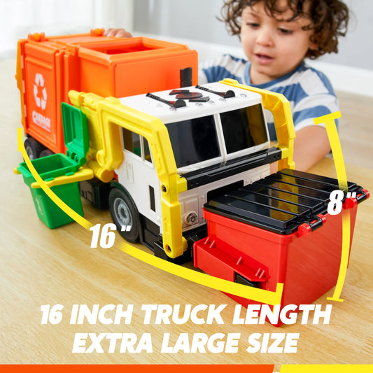 JOYIN dumpster container for realistic trash pickup pretend play.