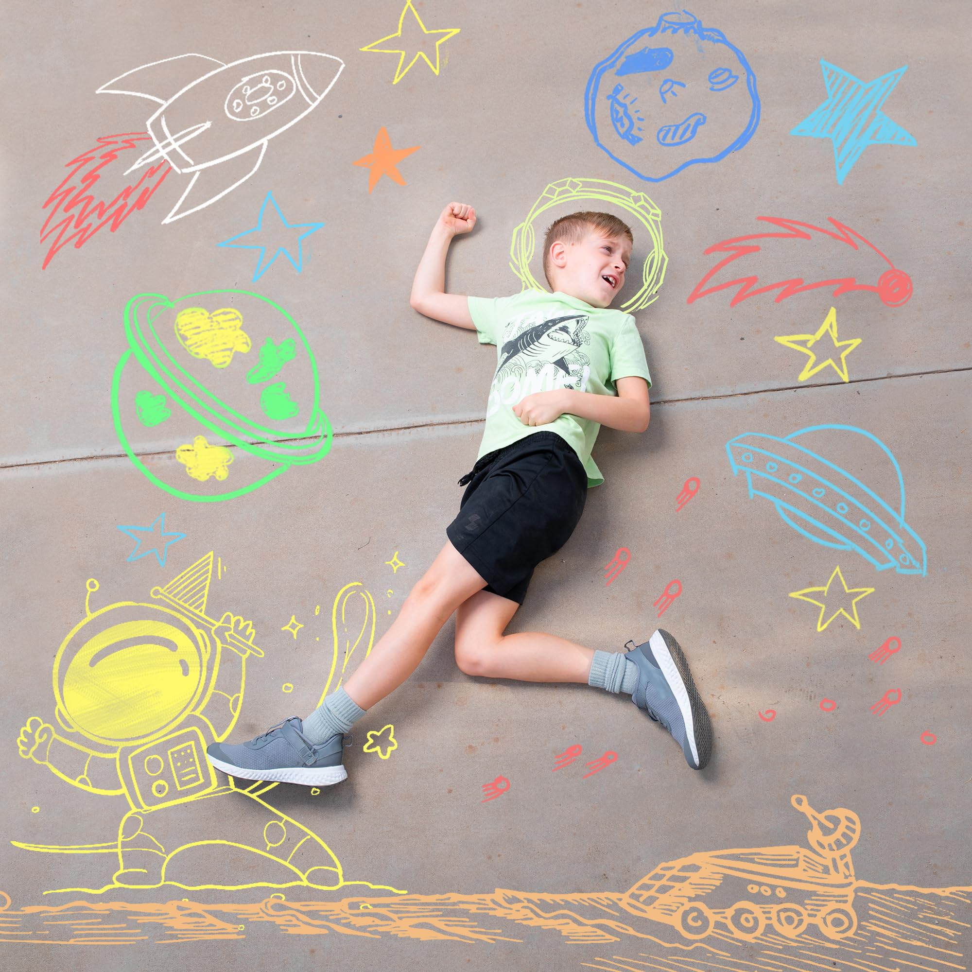 JOYIN durable, child-safe chalk pack for long-lasting use.