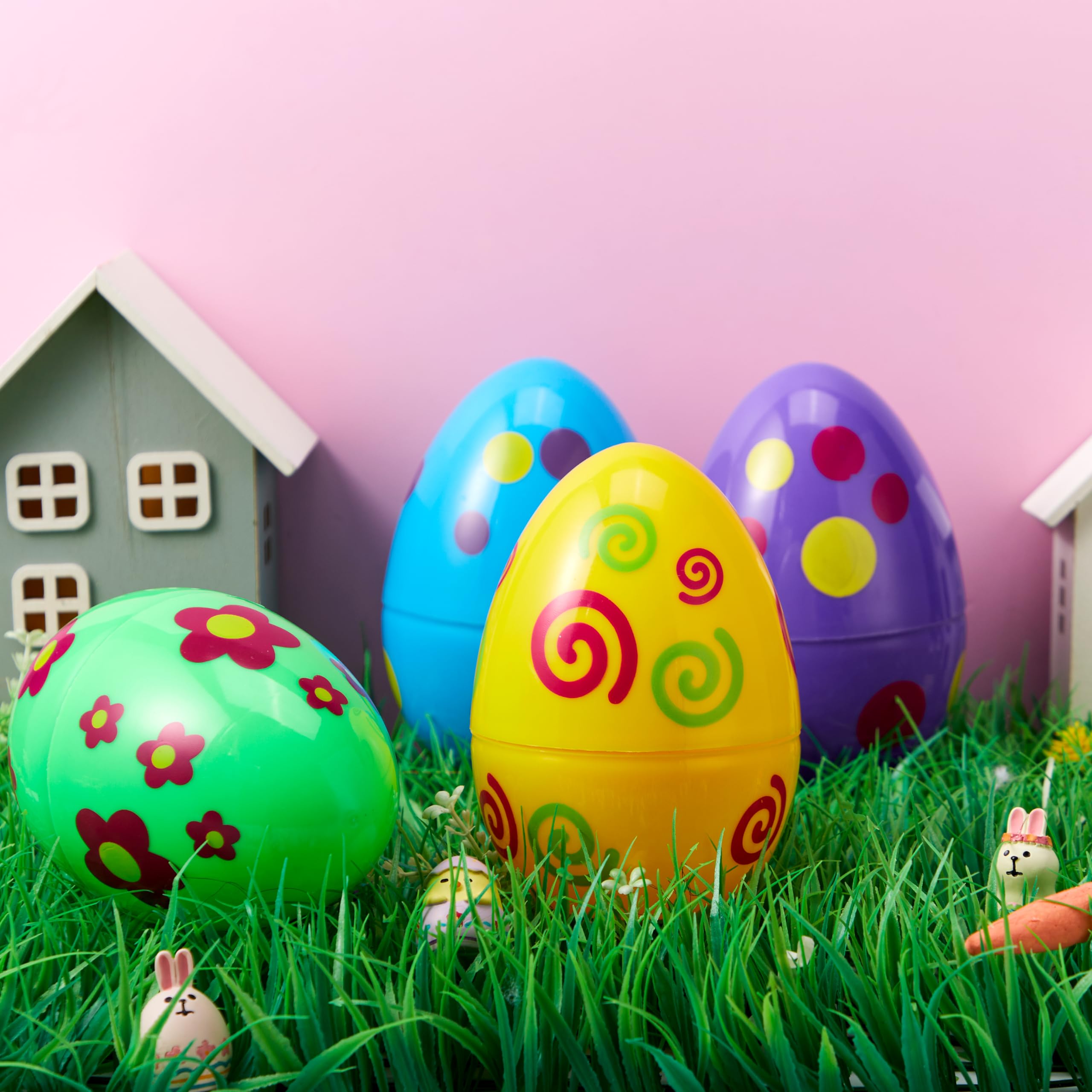JOYIN durable plastic Easter eggs built for repeated use