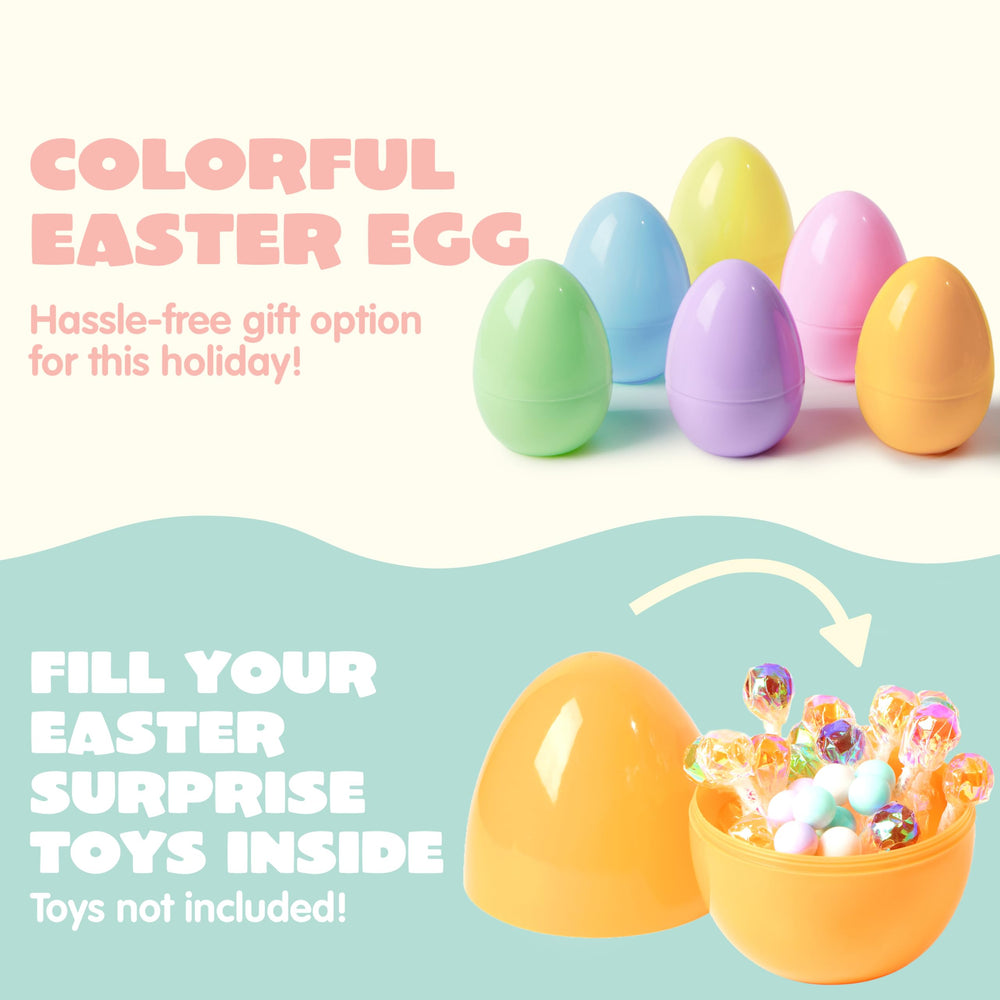 JOYIN durable plastic Easter eggs built to withstand lively hunts.