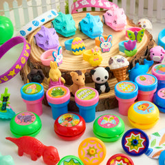 JOYIN includes 12 toy types like yoyos and spinners.