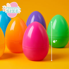 JOYIN Easter decor jumbo eggs suitable for outdoor hunts and baskets