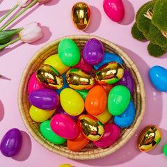 JOYIN Easter egg hunt-ready eggs for baskets and prizes.
