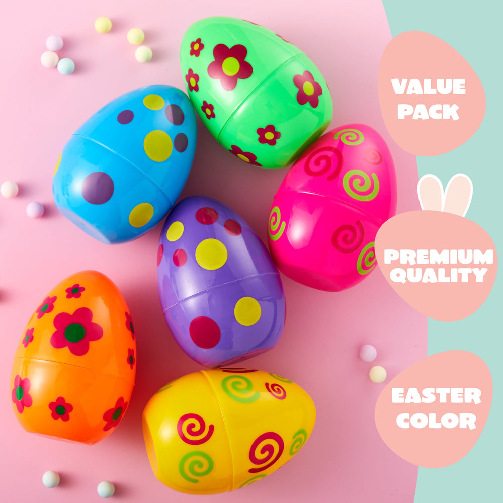JOYIN Easter eggs close-up reveals intricate printed designs