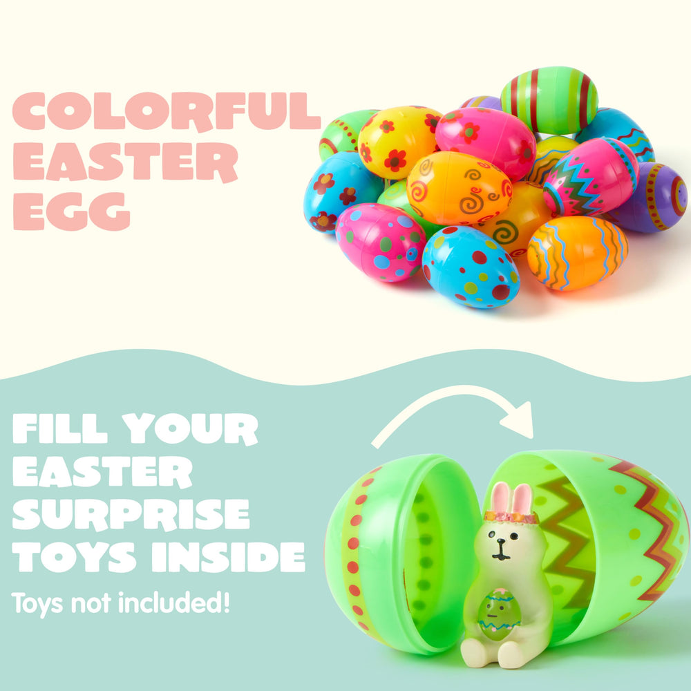 JOYIN bulk Easter eggs for garden hunts centerpieces and classroom prizes
