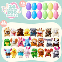 JOYIN Easter eggs reveal tiny plush toys perfect for classroom prizes.