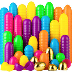 JOYIN 300pcs Easter eggs pack in vibrant colors for hunts and decor.