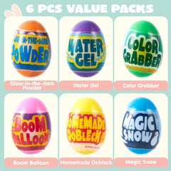 JOYIN Easter eggs unlock six mini science activities for hands-on learning.