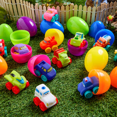 JOYIN vibrant eggs and cars used as classroom prizes and party favors
