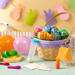 JOYIN Easter science kits inside eggs invite exploration of chemistry and physics.