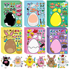 JOYIN Easter stickers pig face for kids' crafts and party favors.
