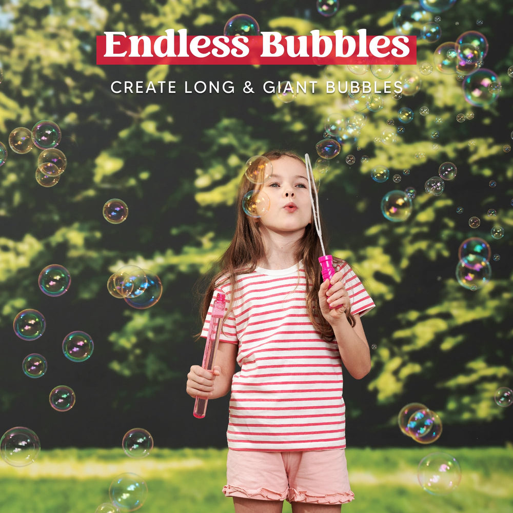 JOYIN easy-grip bubble wands for kids and adults.
