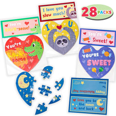 JOYIN easy-to-use valentines puzzle set supports social interaction