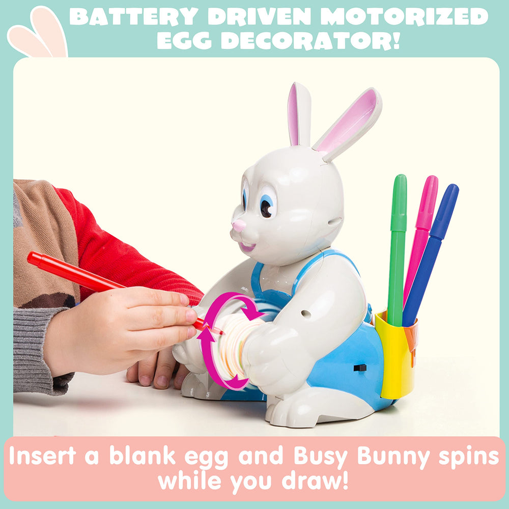 JOYIN egg-decorator-markers-10-count offer vibrant, non-toxic colors for quick Easter art.