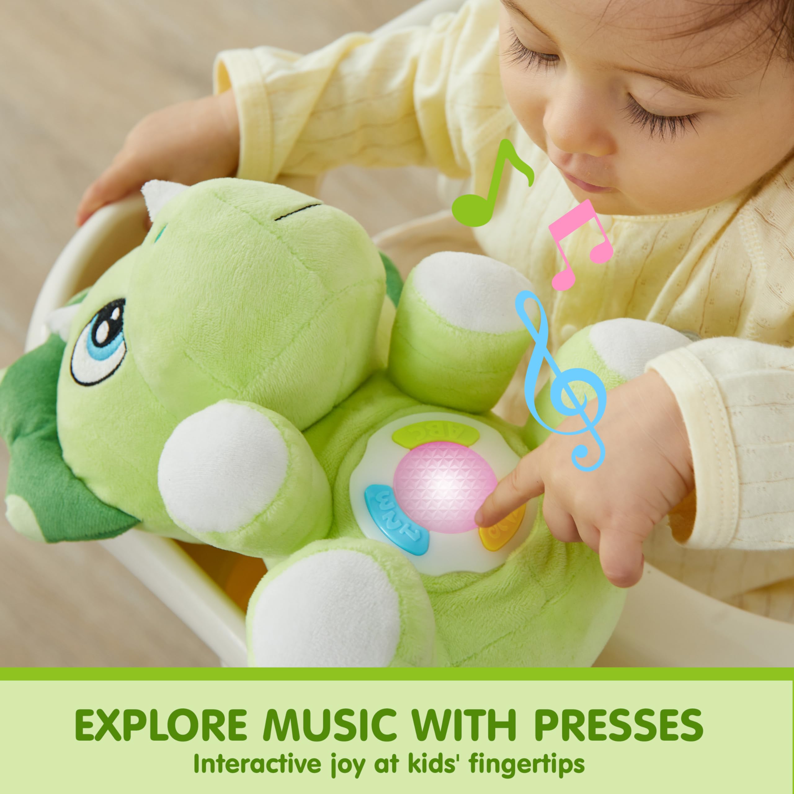 JOYIN elephant plush musical toy with soft fabric for baby play.