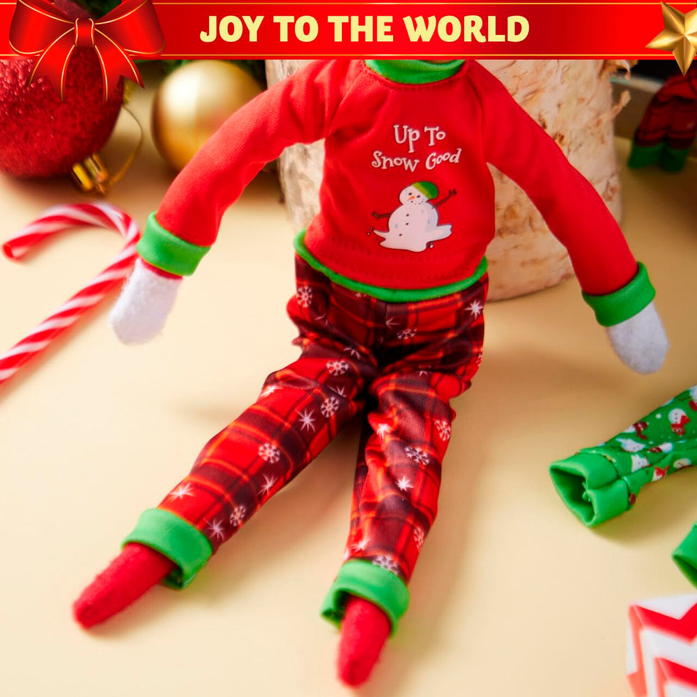 JOYIN elf sweater set enhances toy setups and festive storytelling.