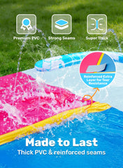 JOYIN end splash pool catches water for quick breaks