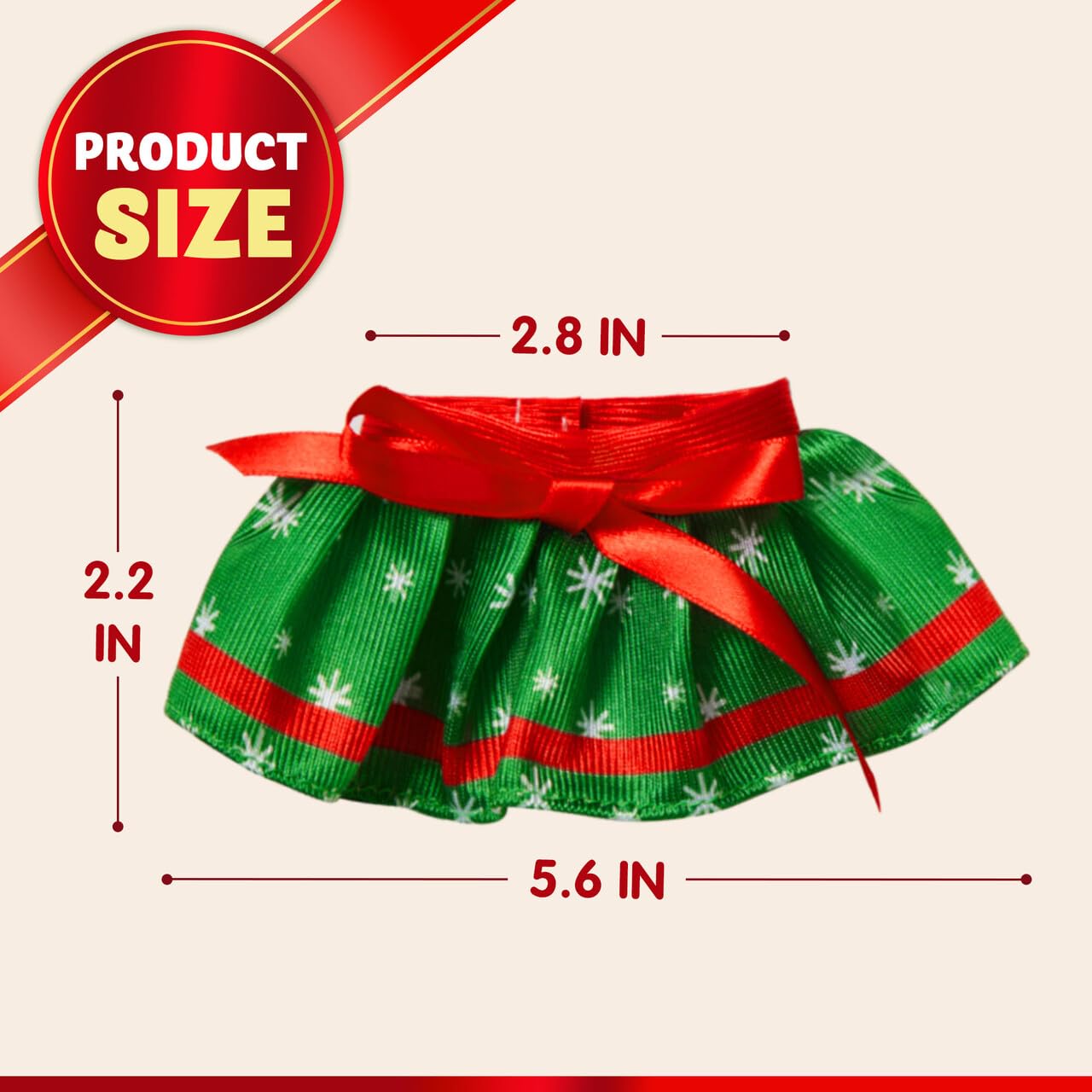JOYIN plush polyester fabric close-up, highlighting durable holiday wear