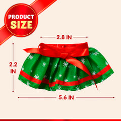 JOYIN plush polyester fabric close-up, highlighting durable holiday wear