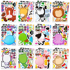 JOYIN face stickers lion – playful safari design for creative party crafts and pretend play.