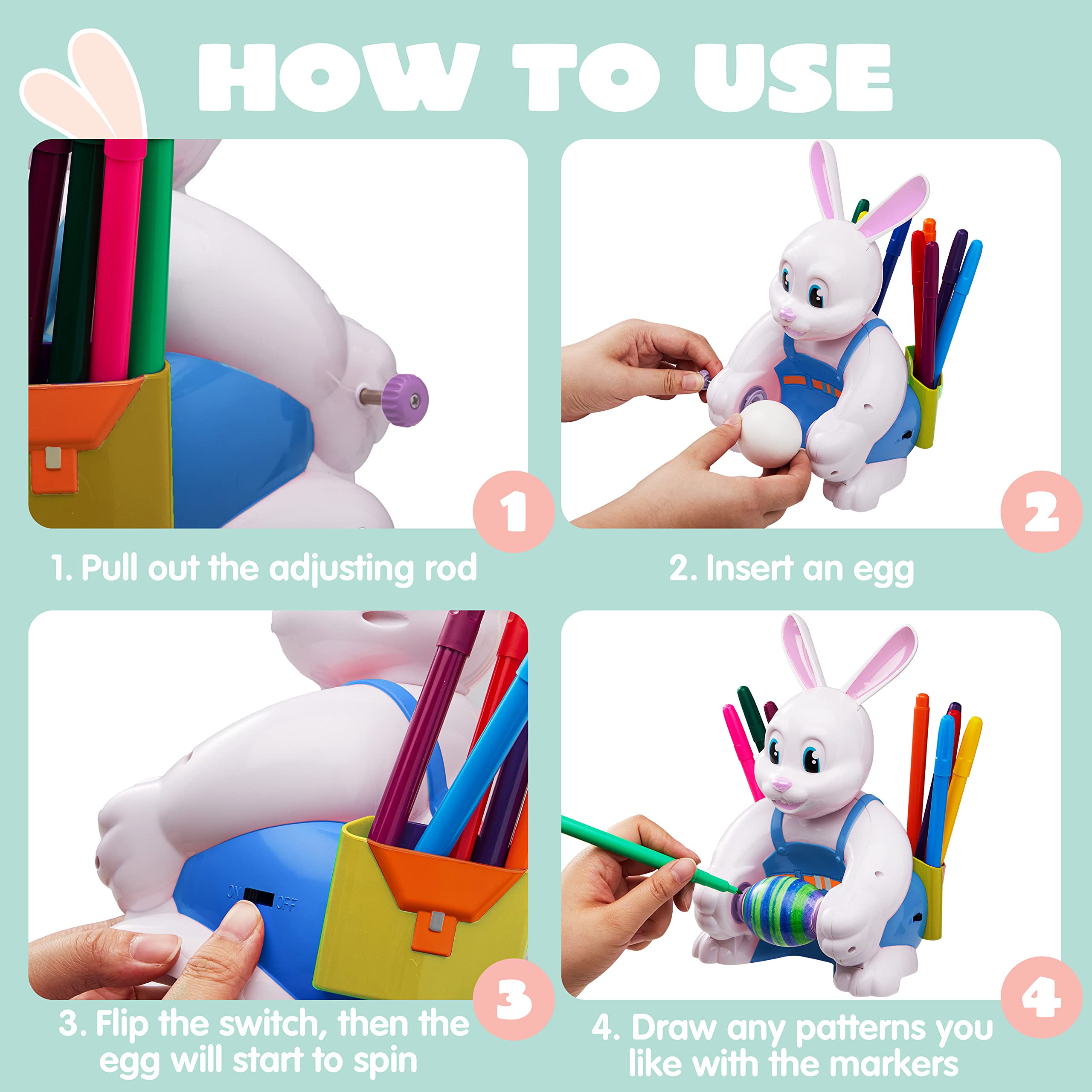 JOYIN-family-fun-easter-decorating encourages memorable moments and playful learning.