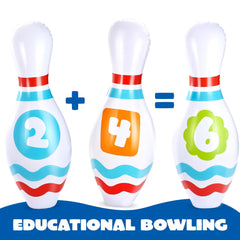 JOYIN family-friendly bowling setup for indoor and outdoor use.