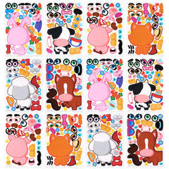 Joyin cow farm sticker for playful party favors and kids crafts