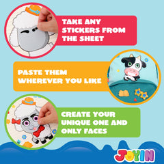Joyin sheep farm sticker great for party bag fillers