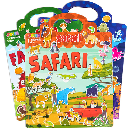 JOYIN farm theme sticker book for toddlers boosts imaginative play and fine motor skills