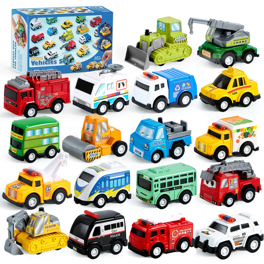 JOYIN fire engine pull-back toy for kids, durable and ready for imaginative rescue play