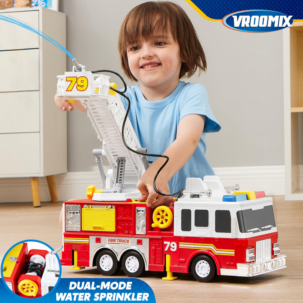 Joyin fire truck toy hose storage drum keeps hoses tidy