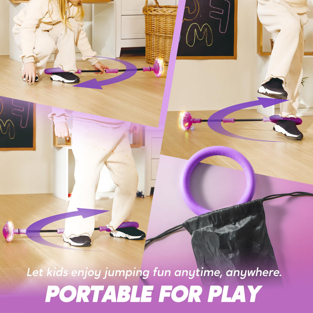 JOYIN Foldable skip ball design for easy packing and travel.