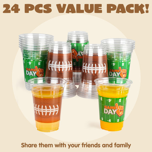 JOYIN football-themed cups with bold design for stadium-style celebrations.