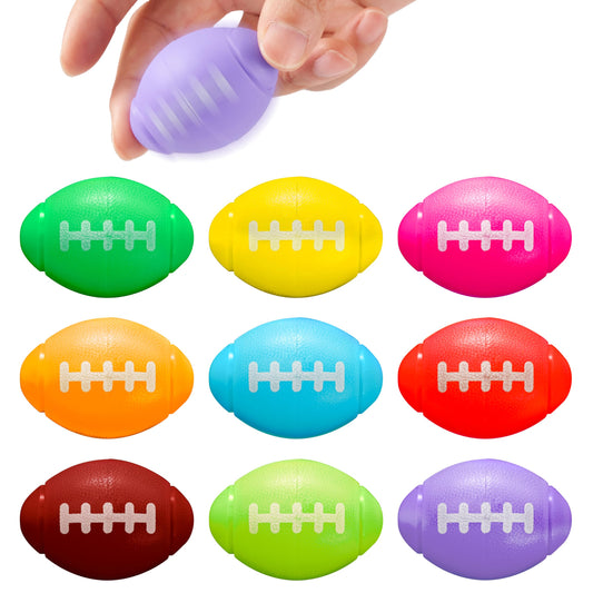 JOYIN football fidget spinner collection colors highlights color variety for party favors.