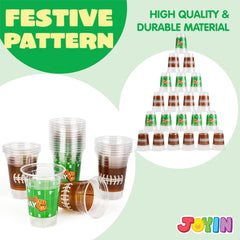 JOYIN bulk football cups ideal for tailgates and celebrations.