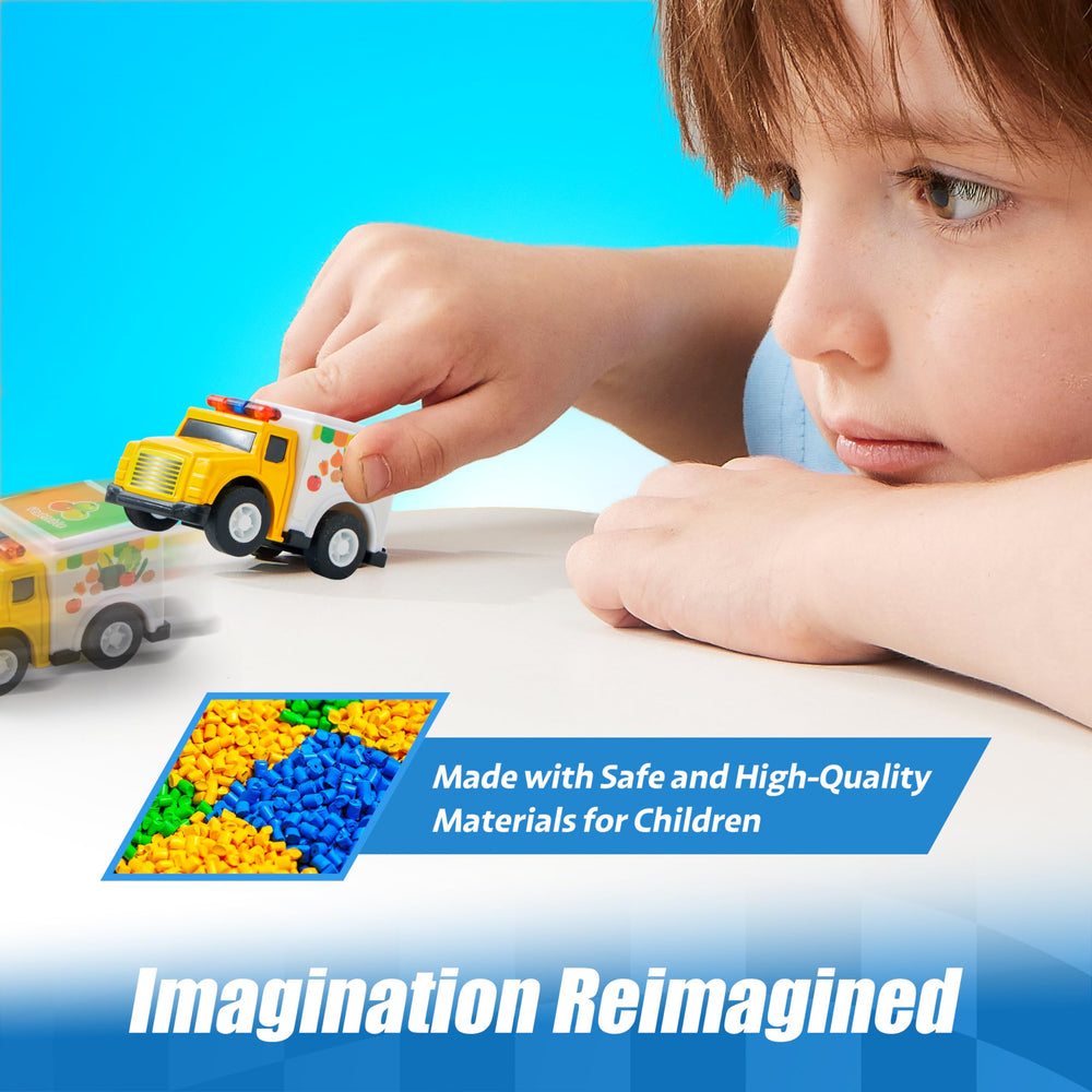 JOYIN freight train pull-back toy, sparks imagination with transport storytelling