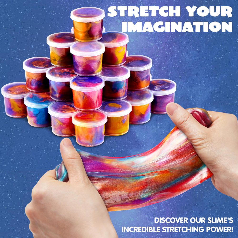 JOYIN galaxy slime cups safe materials for worry-free kid play