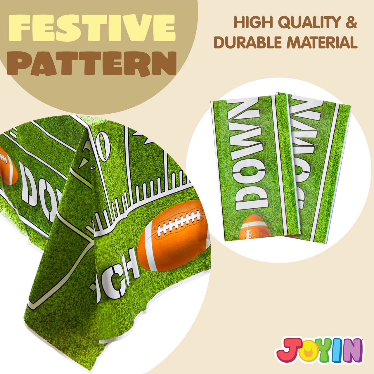 JOYIN game day decor setup adds instant football flair.
