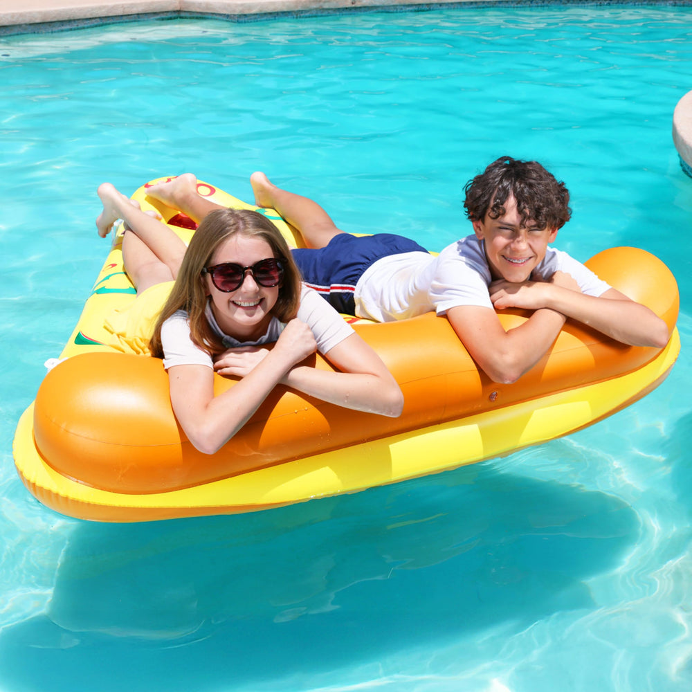 JOYIN pizza slice pool float UV fade resistance feature.