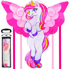 JOYIN giant unicorn kite in flight for kids and adults