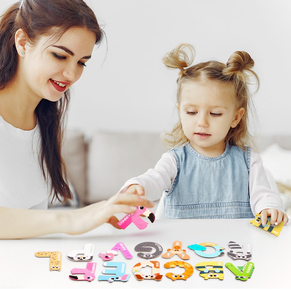 JOYIN alphabet magnets make a thoughtful gift for birthdays and holidays.