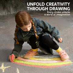 JOYIN gift-pack chalk set, each piece wrapped, ideal present for young artists