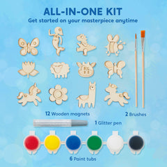 JOYIN glitter glue; adds sparkle to wooden magnet designs
