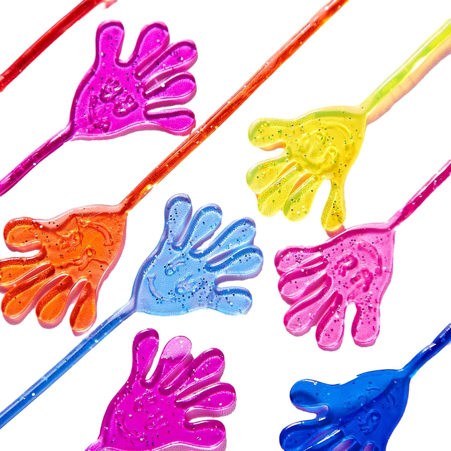 JOYIN glitter sticky hands enable safe, colorful play on walls