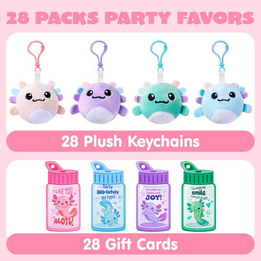 JOYIN greeting cards with bottle shapes pair with axolotl cards for easy sharing